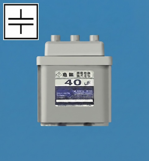 コンデンサとコンデンサの図記号