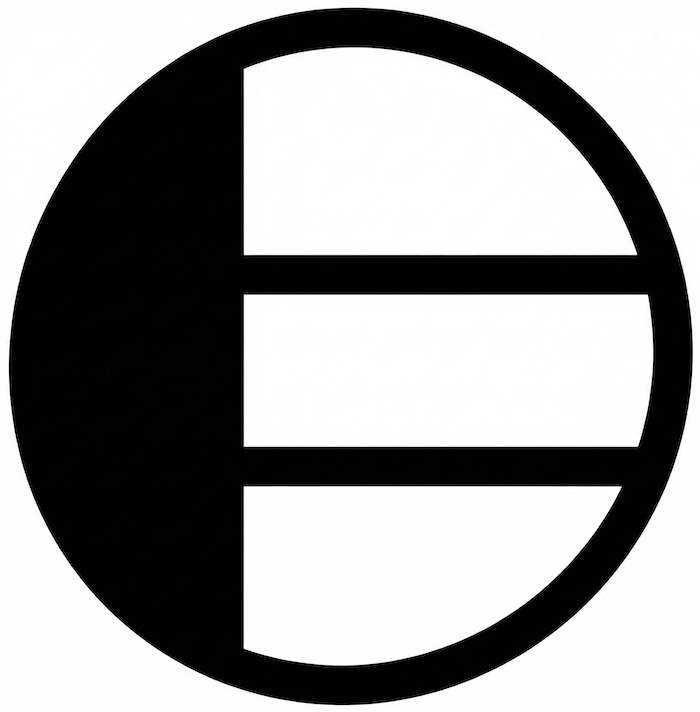 壁付コンセント(一般的)の図記号