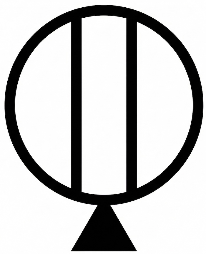 コンセント(床面)の図記号