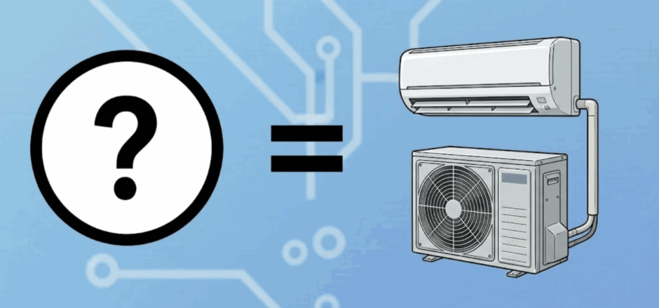 ルームエアコン（インドア）の図記号