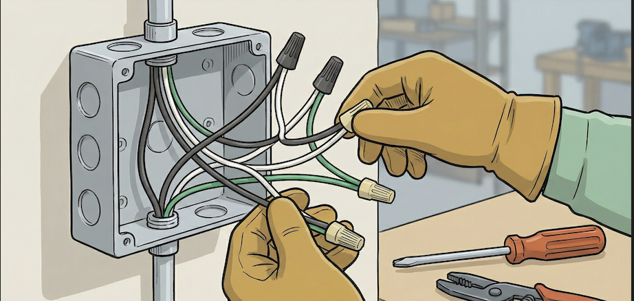 ボックス接続作業