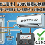 【第二種電気工事士】200V機器の絶縁抵抗値は？「電圧」だけで判断すると間違う配線図問題を徹底解説