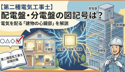 【第二種電気工事士】配電盤・分電盤の図記号は？電気を配る「建物の心臓部」を徹底解説