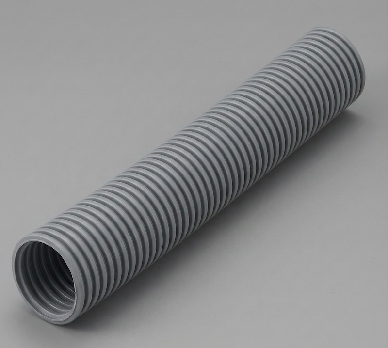 グレーのPF管の写真