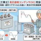 【電気工事士】高圧進相コンデンサ(SC)の役割と正解の見分け方！力率改善と直列リアクトルまで徹底解説