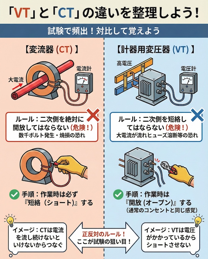 「VT」と「CT」の違いを整理しよう