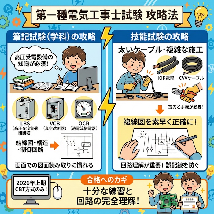 第一種電気工事士試験の攻略法