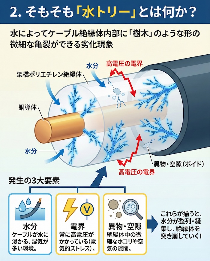 そもそも「水トリー」とは何か？