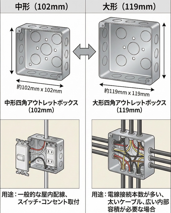 サイズの規格と使い分け