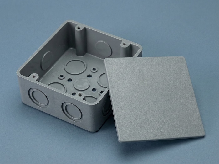 アウトレットボックスの基本外観（合成樹脂製）