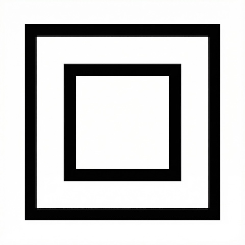 二重絶縁構造の記号「回」の画像