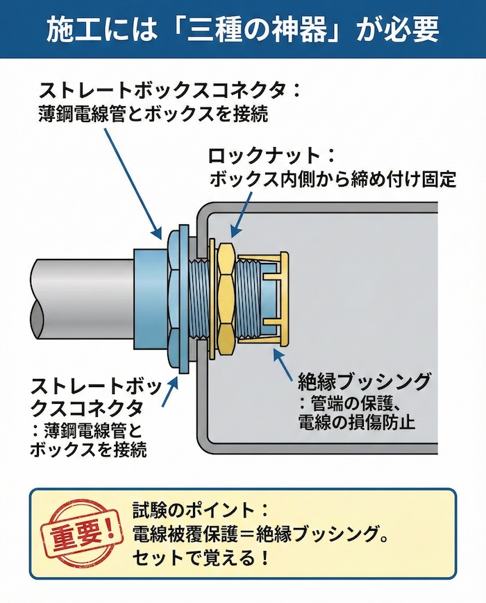 施工には「三種の神器」が必要