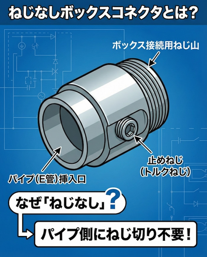 ねじなしボックスコネクタとは?