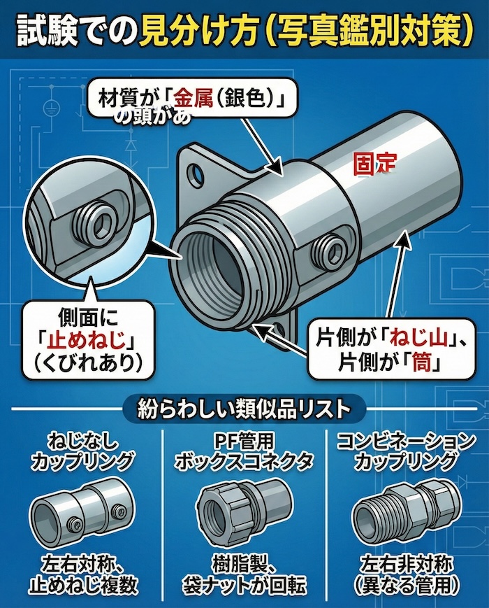 試験での見分け方(写真鑑別対策)