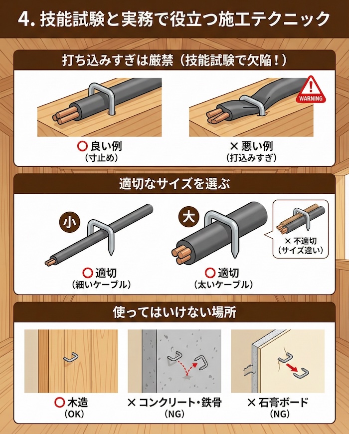 4. 技能試験と実務で役立つ施工テクニック