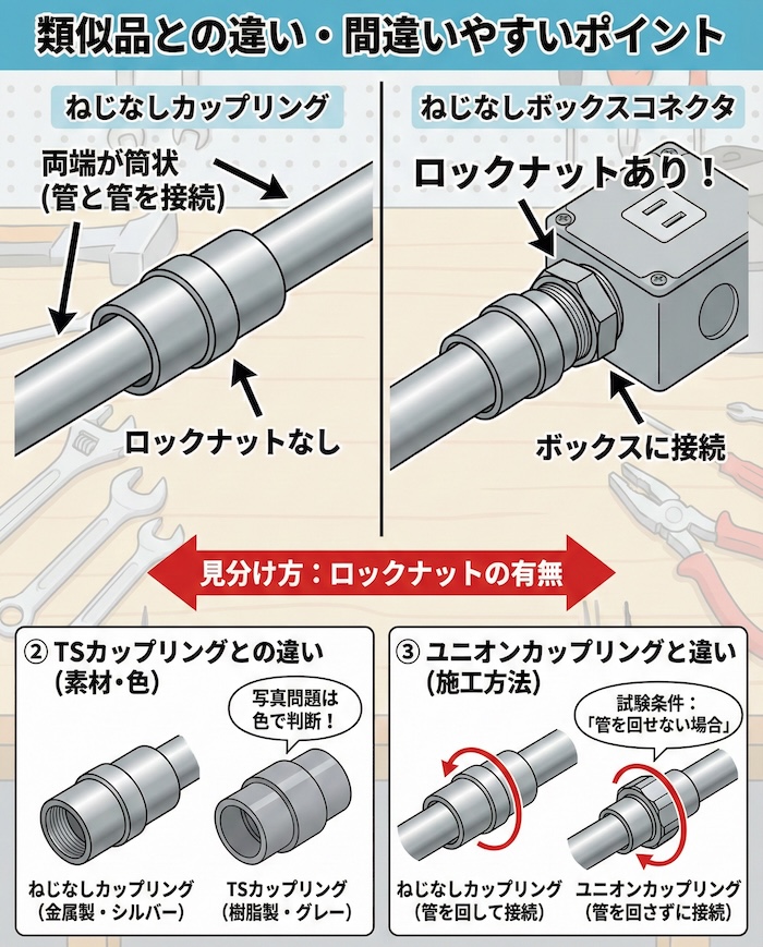 類似品との違い・間違いやすいポイント