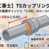【電気工事士】TSカップリングとは？VE管接続の重要ポイントと「0.8倍」のルールを徹底解説