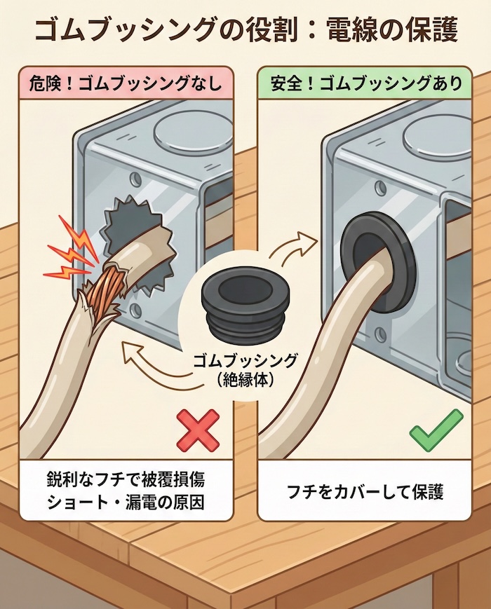 ゴムブッシングとは？その役割