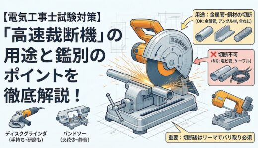 【電気工事士試験対策】「高速裁断機」の用途と鑑別のポイント徹底解説！