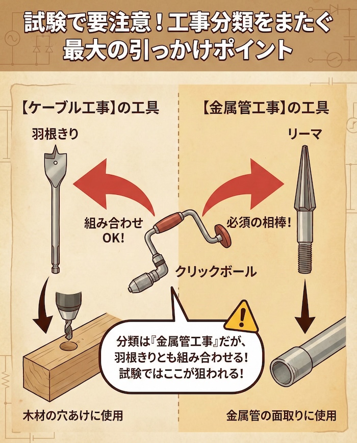 4. 試験で要注意！工事分類をまたぐ最大の引っかけポイント