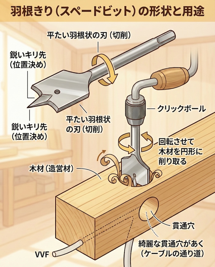 1. 羽根きりとは？独特な形状と基本的な用途