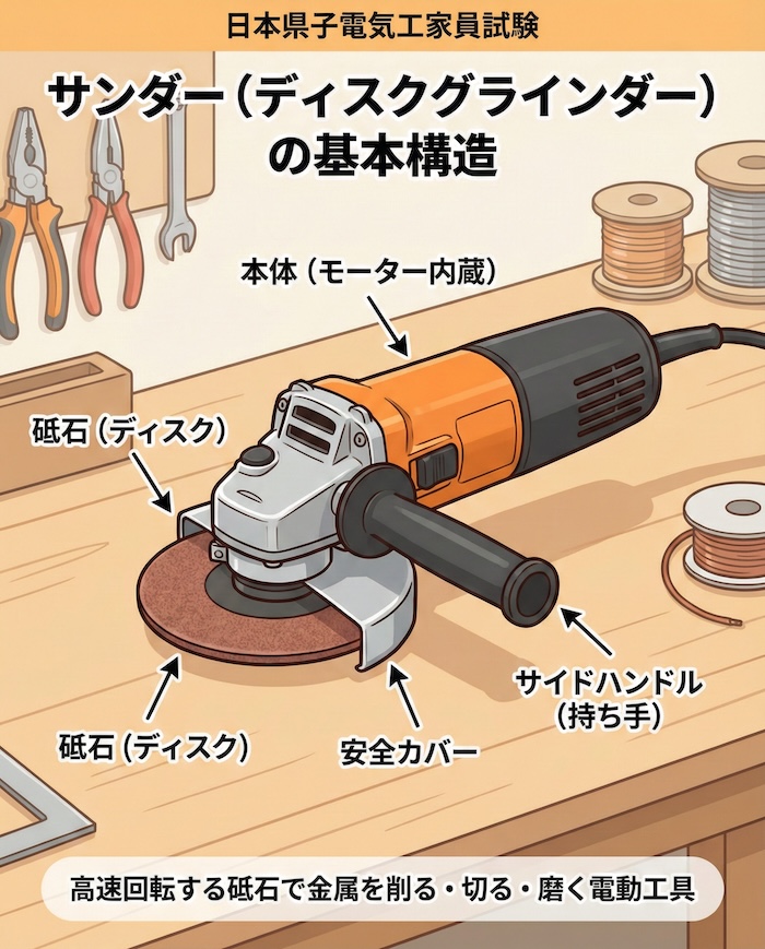 1. サンダー（ディスクグラインダー）とはどんな工具か