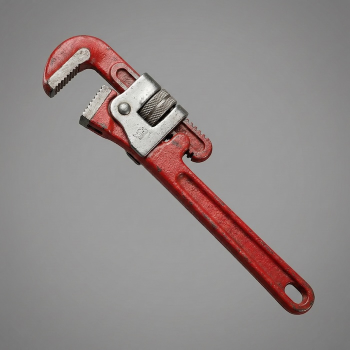 パイプレンチの全体写真