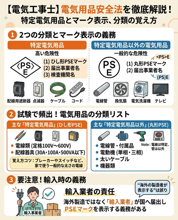 2. ２つの分類とPSEマークの表示義務