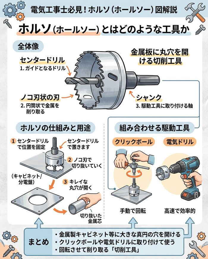 ホルソとはどのような工具か