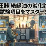 変圧器の絶縁油の劣化診断を徹底解説！