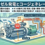 ディーゼル発電装置の特徴とコージェネレーションシステム徹底解説