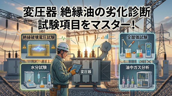 変圧器の絶縁油の劣化診断を徹底解説！