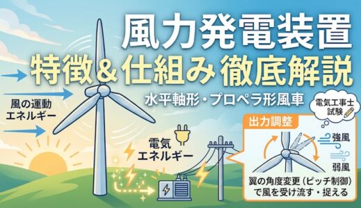 風力発電装置の特徴とは？水平軸形風車・プロペラ形風車の仕組みを徹底解説